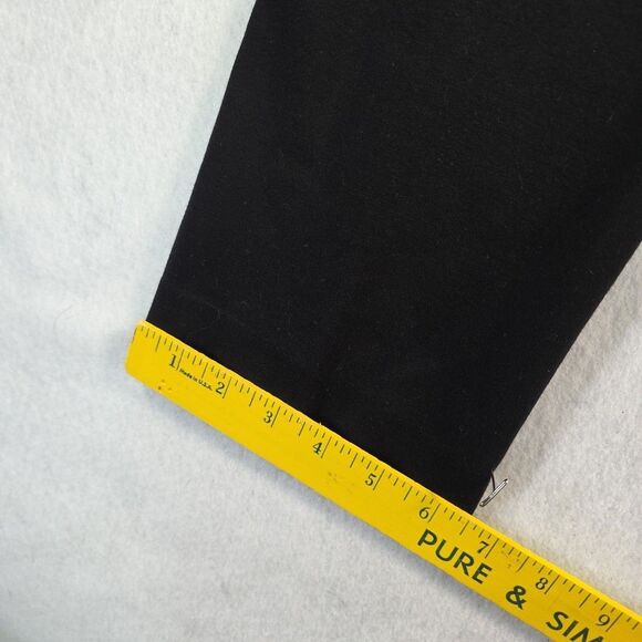 Chico's So Slimming Juliet Pants Straight Leg Black Ponte Size 2 -12 Side Zip - Picture 9 of 9